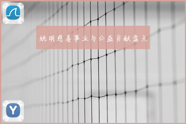 姚明慈善事业与公益贡献盘点